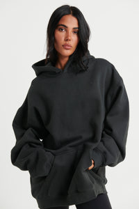 Unisex Roman Oversize Hoodie Black