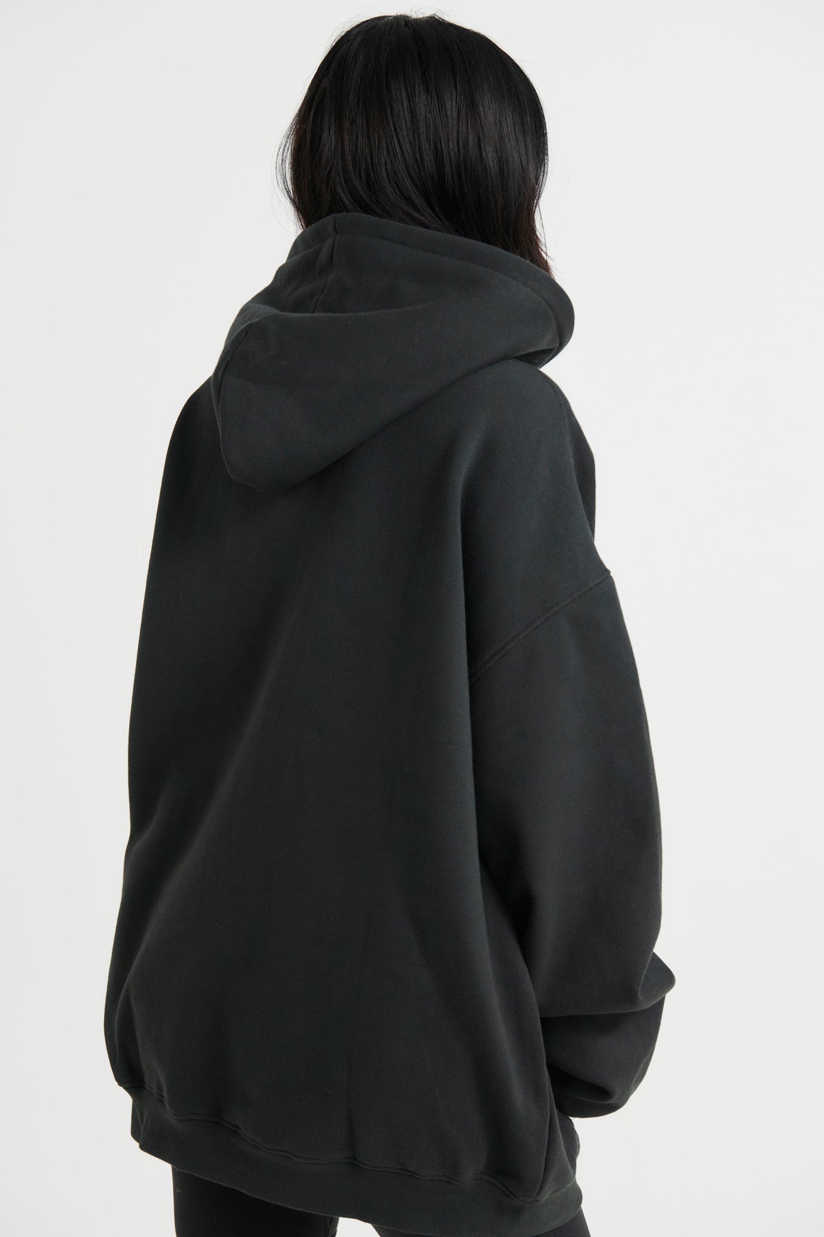 Unisex Roman Oversize Hoodie Black