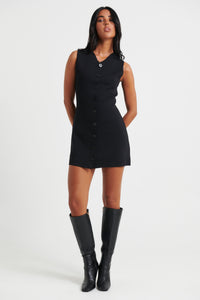 August Mini Dress Black