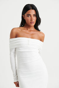 Carson Dress White