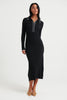 India Midi Dress Black