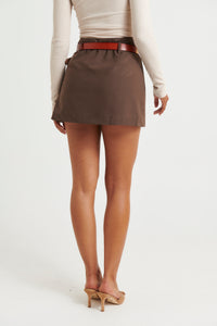 Samaya Skort Dark Brown