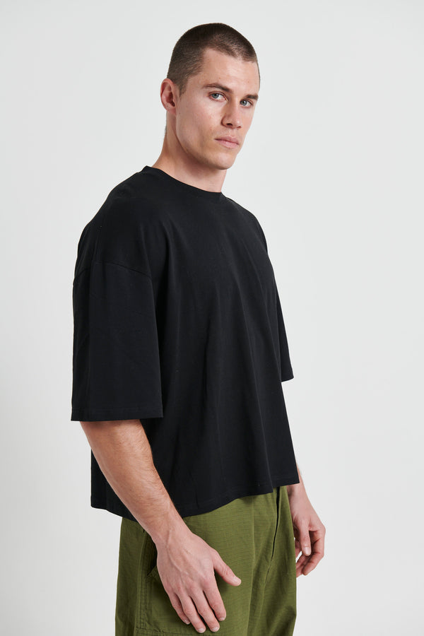 NTH Crop Box Tee Black