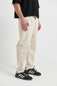 NTH Cropped Pleat Pant Ivory