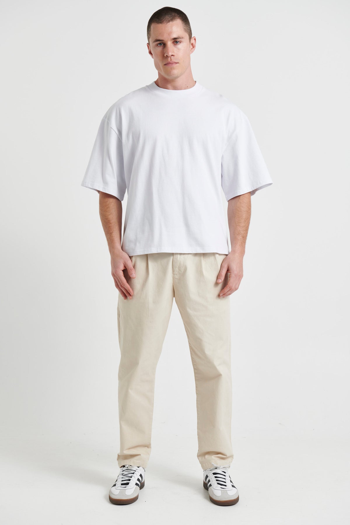 Emmett Box Tee White