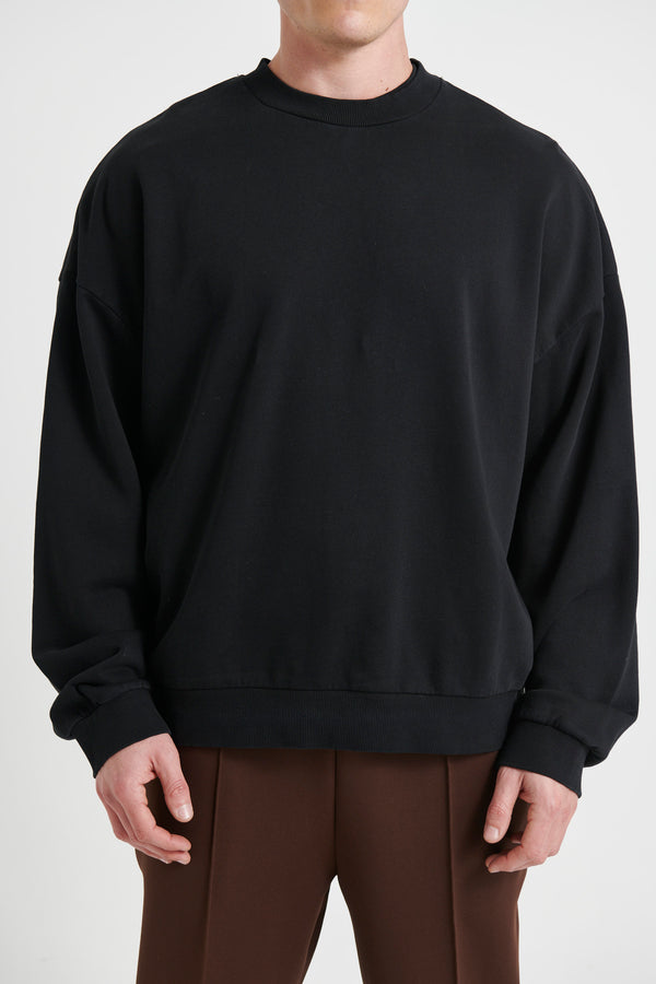 Francis Drop Sleeve Sweater Black