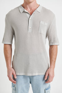 NTH Knitted Polo Grey