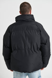 NTH Drop Shoulder Puffer Jacket Black
