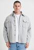 Heavyweight Box Overshirt Grey