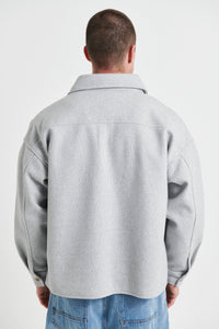 Heavyweight Box Overshirt Grey