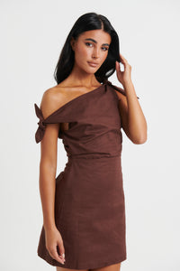 Nellie Mini Dress Cocoa