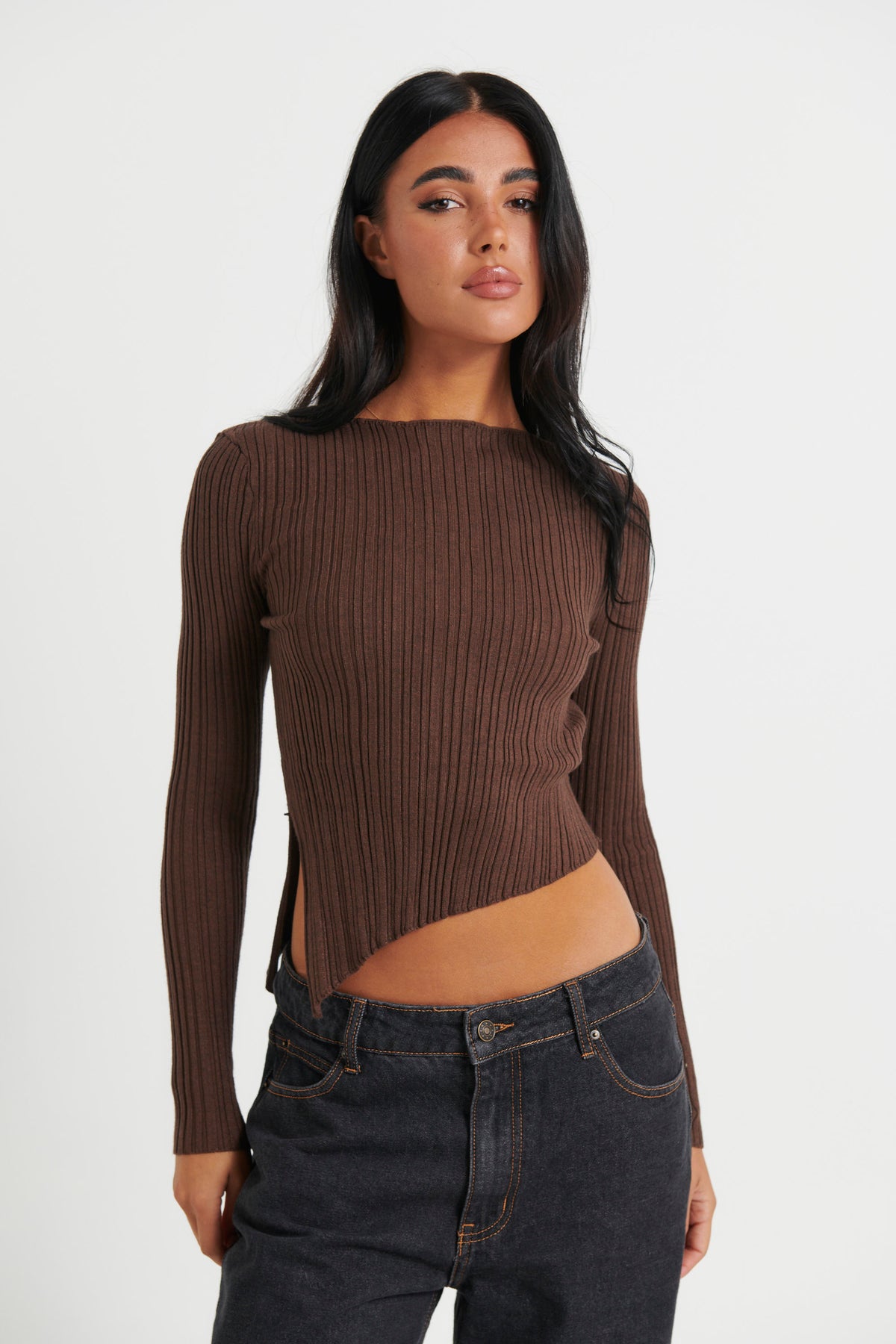 Cara Long Sleeve Choc