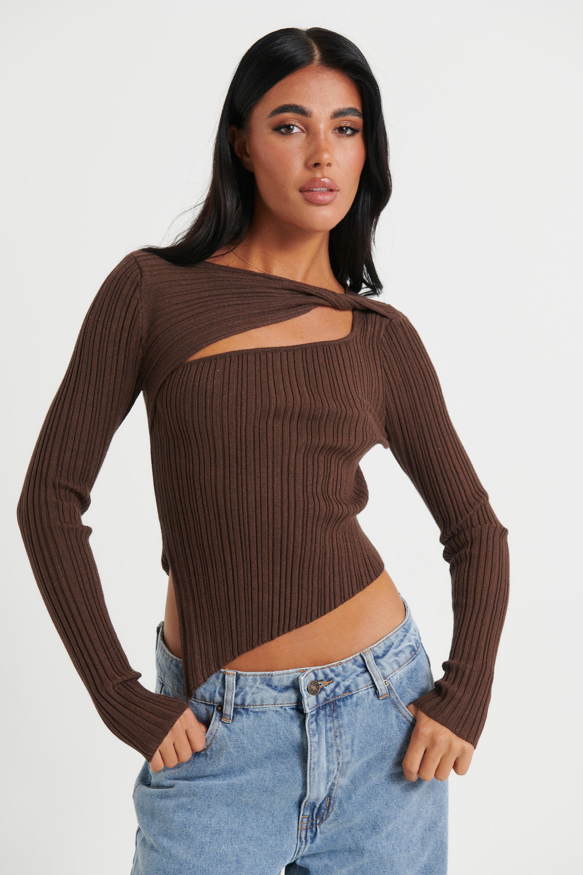 Adley Long Sleeve Choc