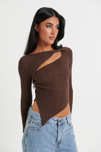 Adley Long Sleeve Choc