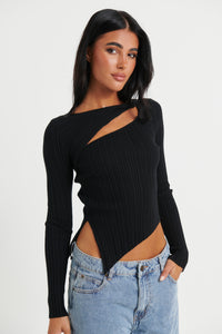 Adley Long Sleeve Black