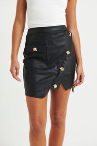 Karter Mini Skirt Black