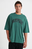 Miller Drop Shoulder Tee Emerald Sampson