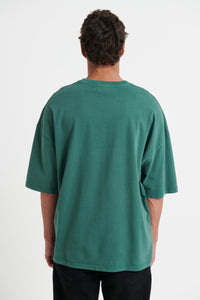 Miller Drop Shoulder Tee Emerald Sampson