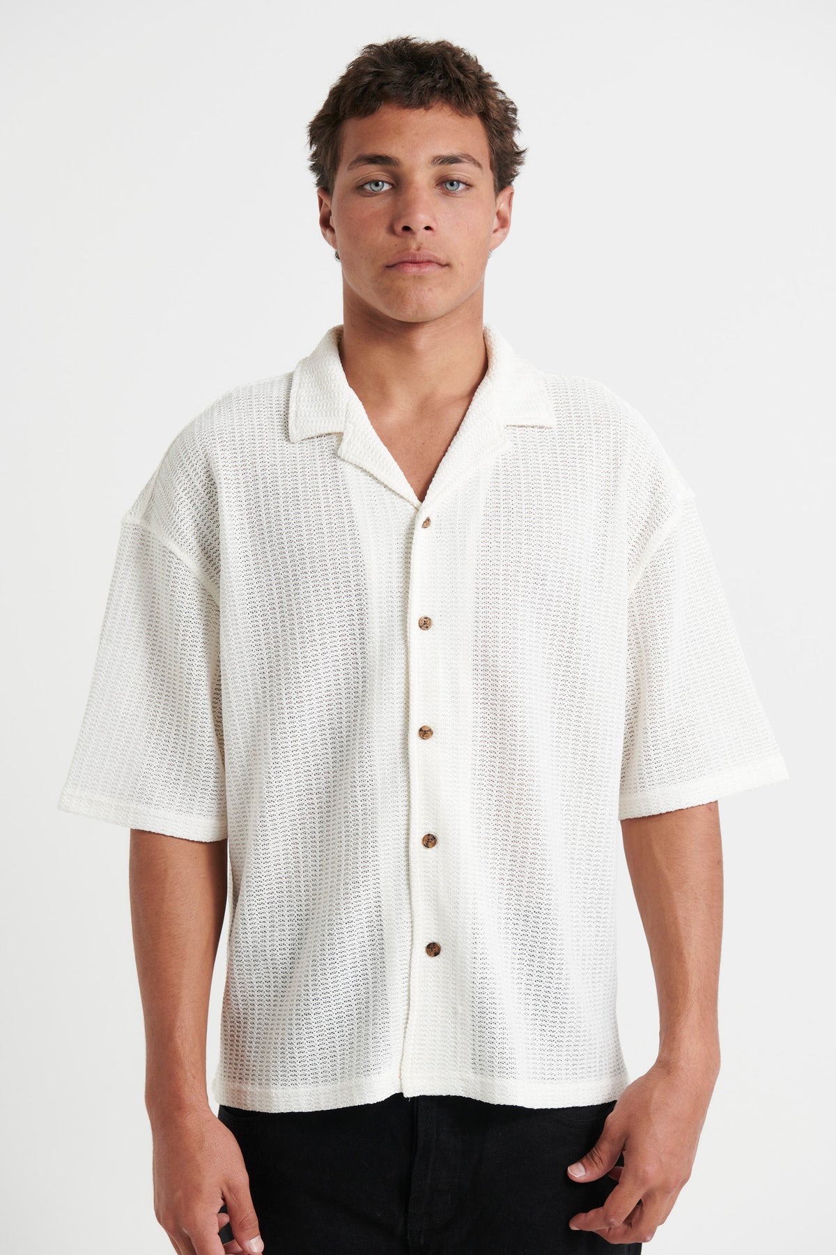 Raf Cropped Shirt Weave