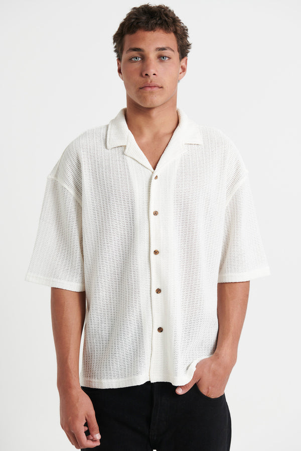 Raf Cropped Shirt Weave