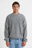 Drop Sleeve Heavy Knit Light Grey