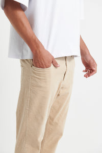 Leon Cord Pant Oat