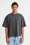 Emmett Box Tee Charcoal