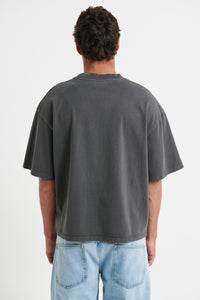 Emmett Box Tee Charcoal