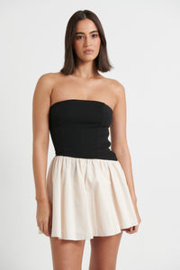 Emerson Mini Dress Black/Cream