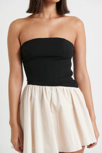 Emerson Mini Dress Black/Cream