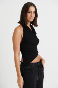 Cerise Top Black