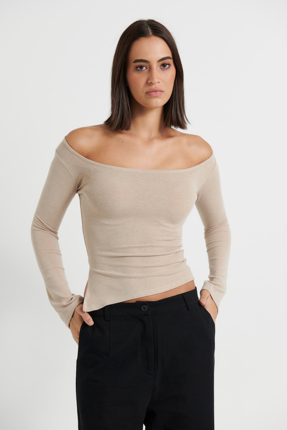 Acacia Long Sleeve Latte - FINAL SALE