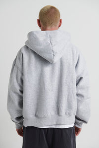 Roman Zip Hoodie Grey