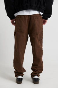 Loose Fit Panel Pant Choc