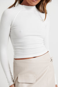 Natasha Top White