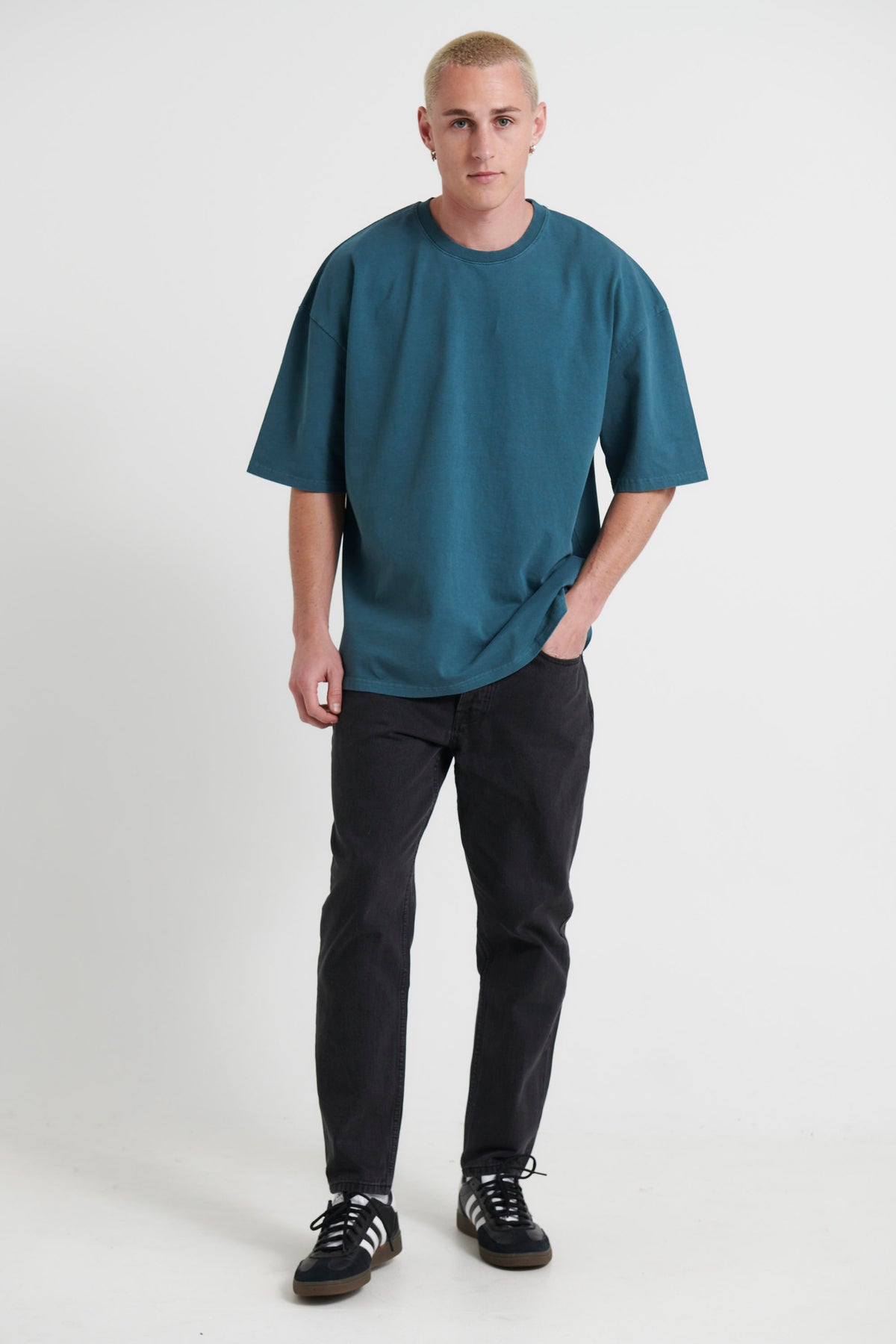 Joel Heavyweight Box Tee Emerald