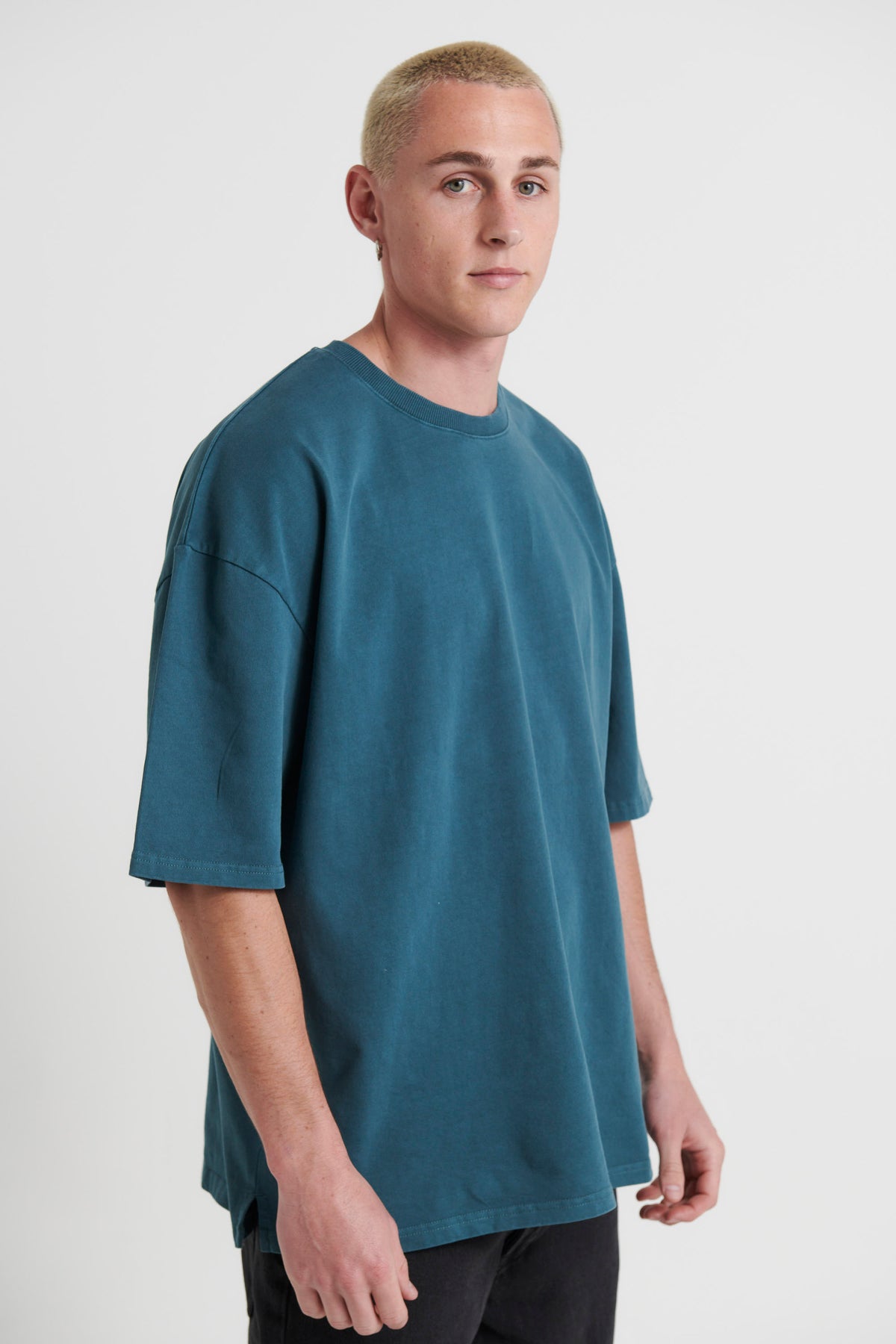 Joel Heavyweight Box Tee Emerald