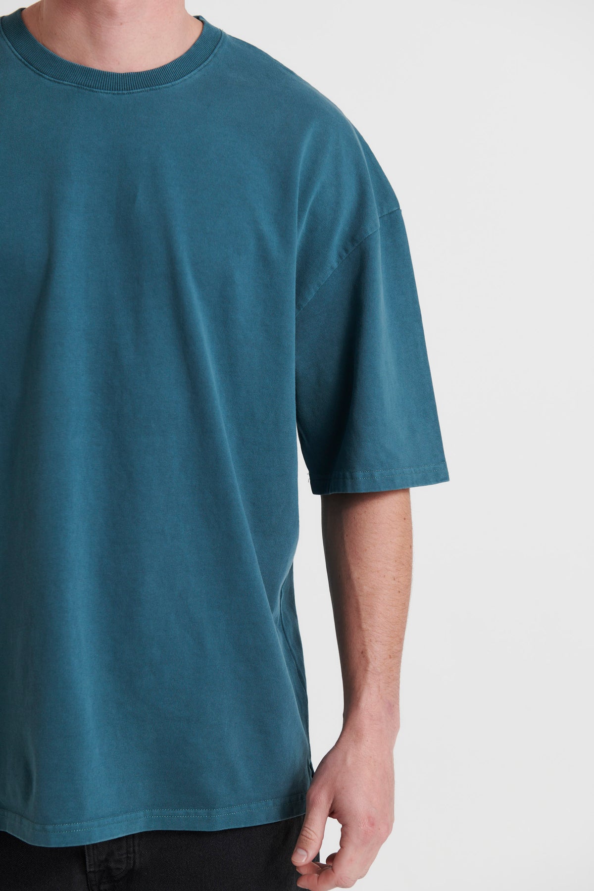 Joel Heavyweight Box Tee Emerald