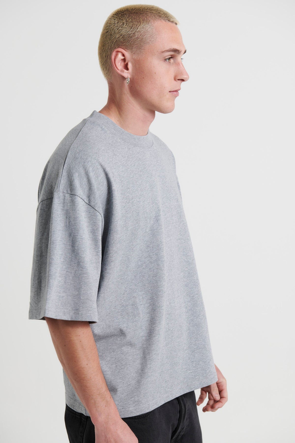 Emmett Box Tee Grey