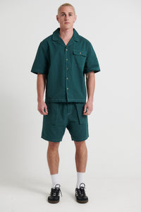 Josh Heavyweight Shirt Dark Green