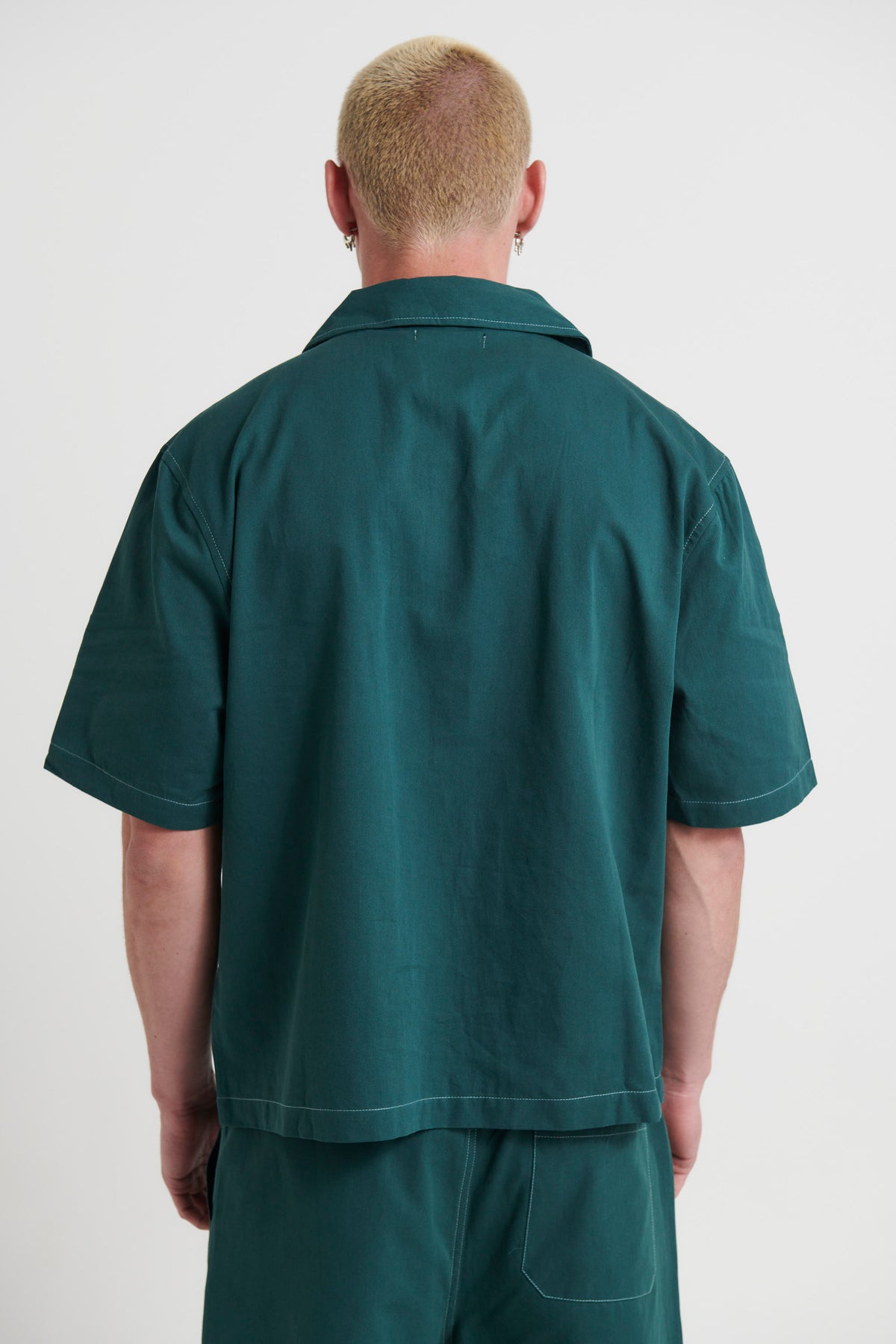 Josh Heavyweight Shirt Dark Green