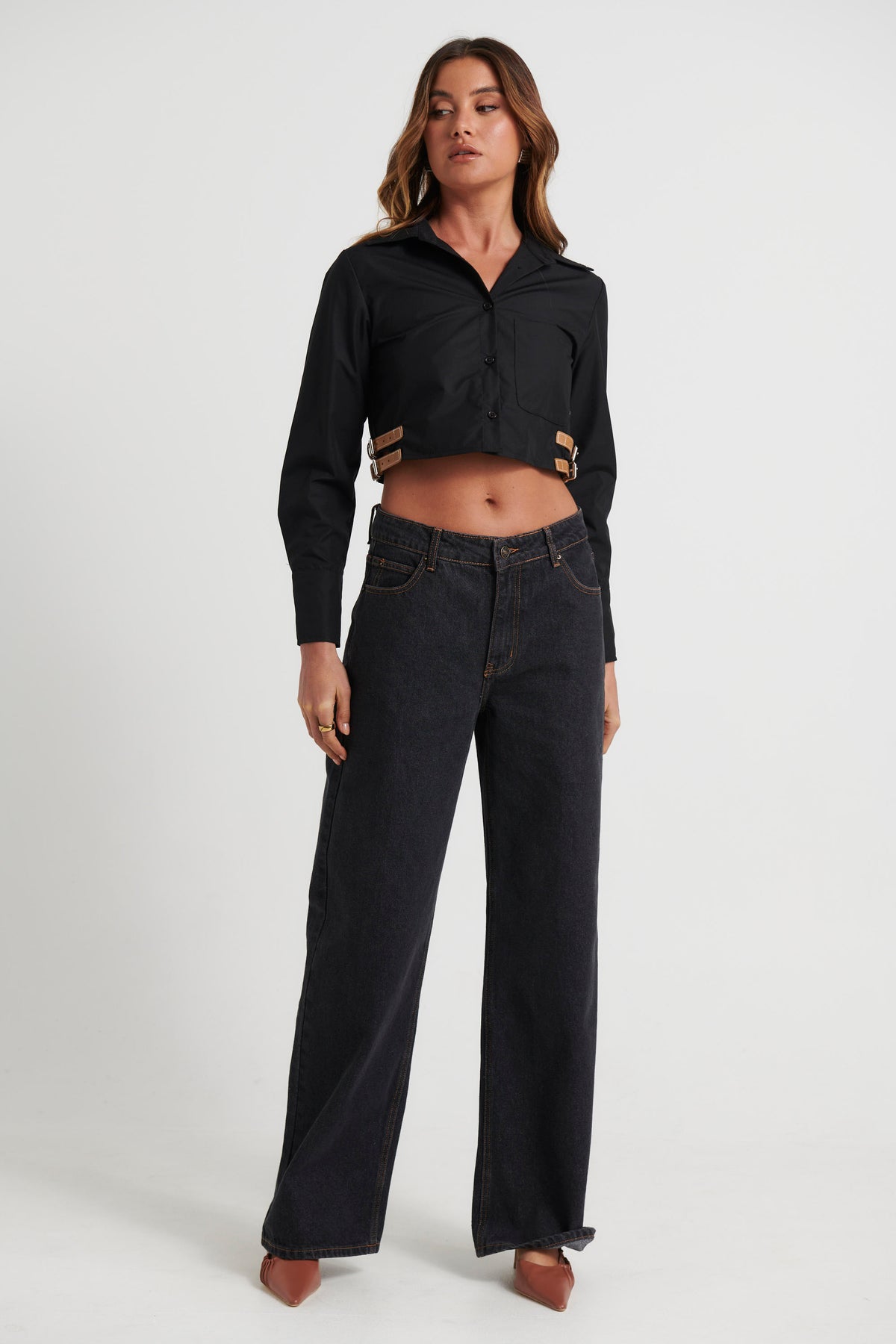 Kelsey Crop Black - FINAL SALE