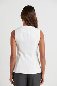 Myla Vest White