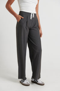 Lyric Pant Grey Pinstripe