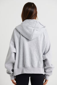 Unisex Roman Zip Hoodie Grey