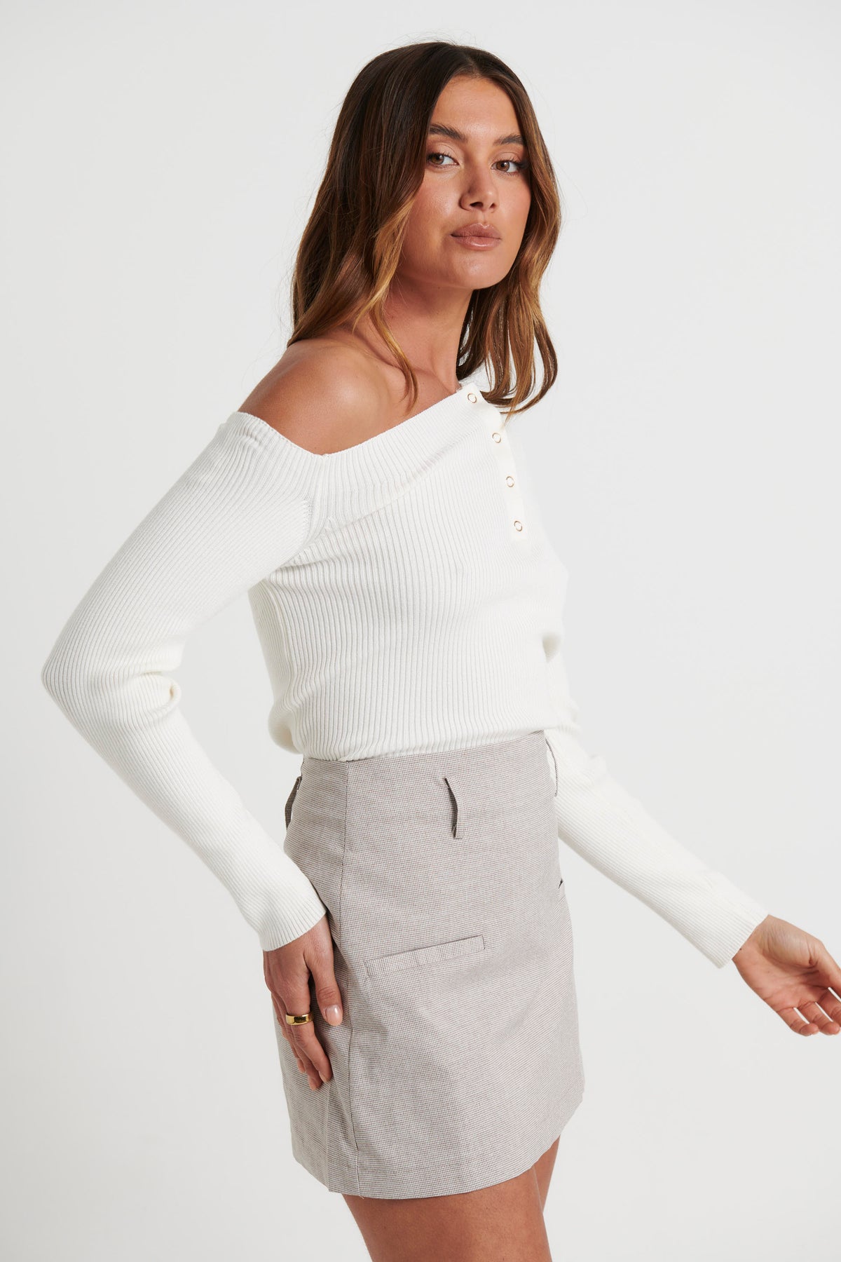 Madelaine Long Sleeve White