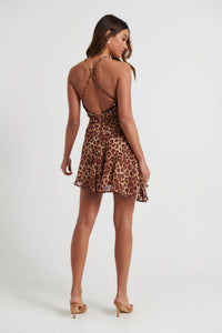 Surrey Mini Dress Leopard