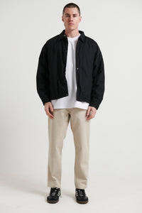 Bomber Trucker Padded Jacket Black - FINAL SALE