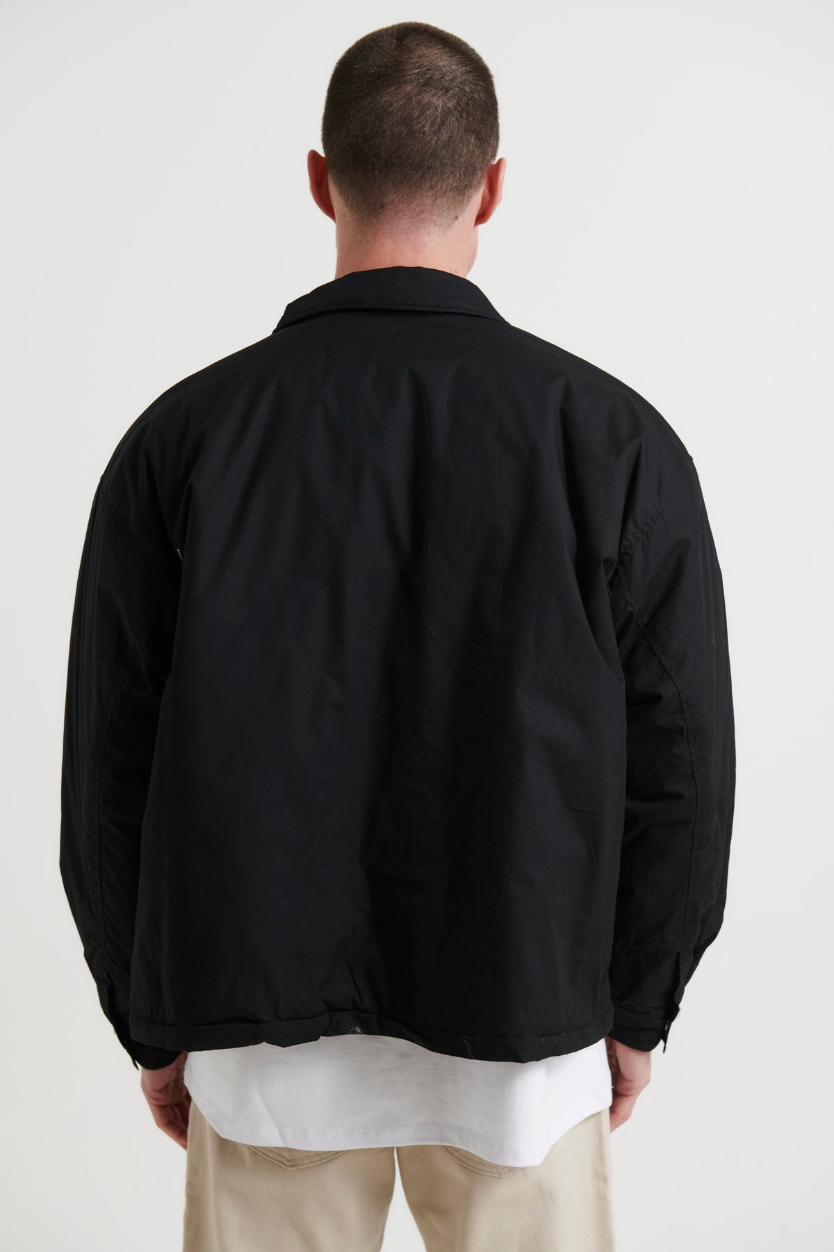 Bomber Trucker Padded Jacket Black - FINAL SALE