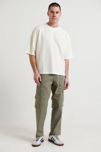 Damien Drop Cargo Pant Khaki